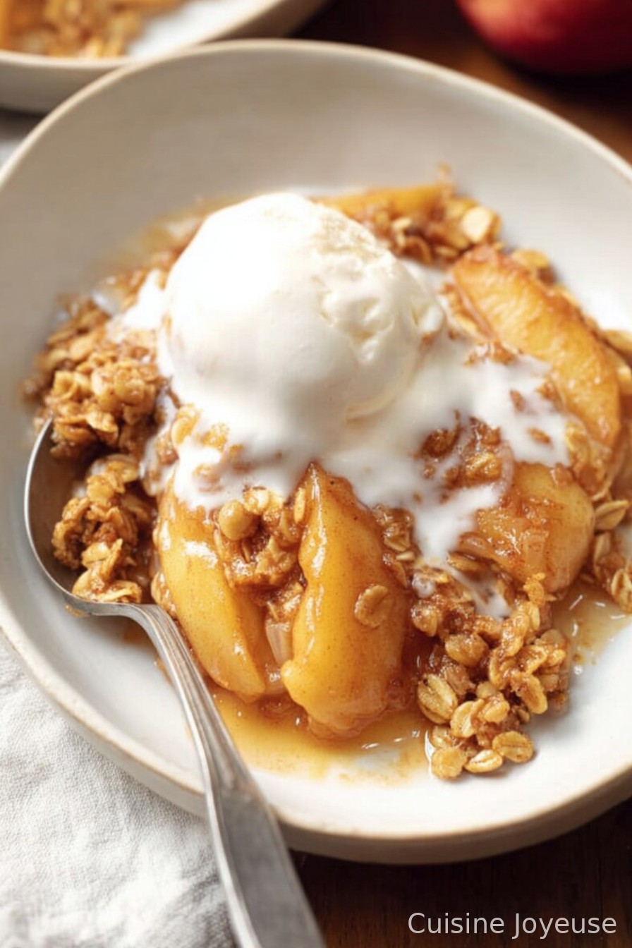 Easy Apple Crisp with Oat Topping
