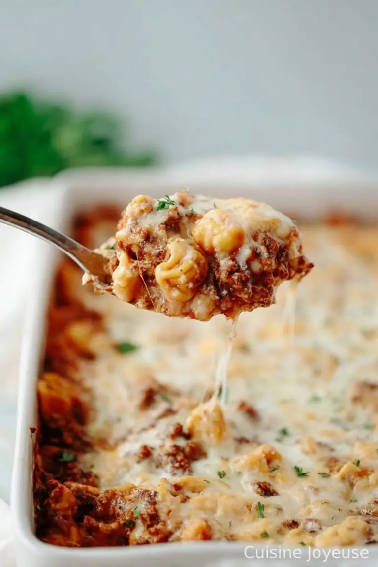 Easy Tortellini Bake with Cream Cheese