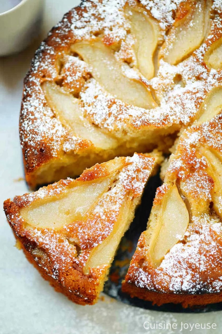 Moist Pear Cake Recipe