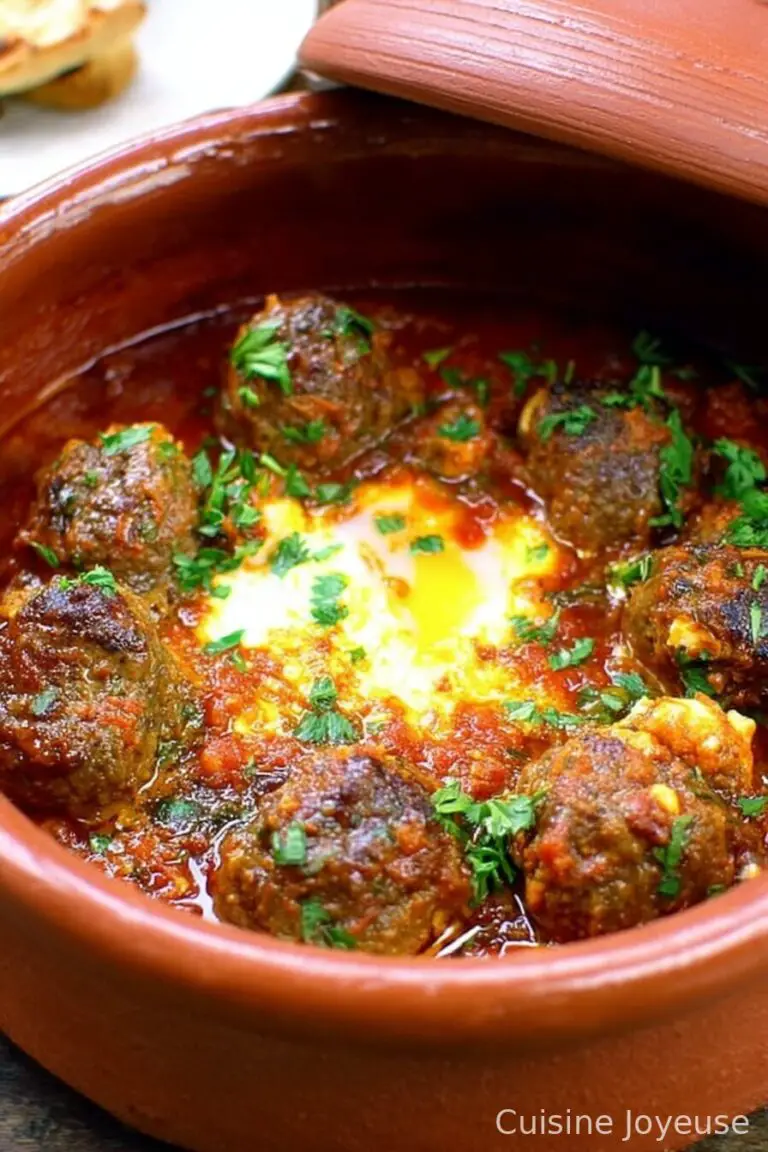 Moroccan Meatballs (Meatball Tagine)