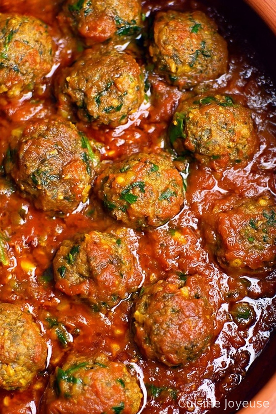 Moroccan Meatballs (Meatball Tagine)