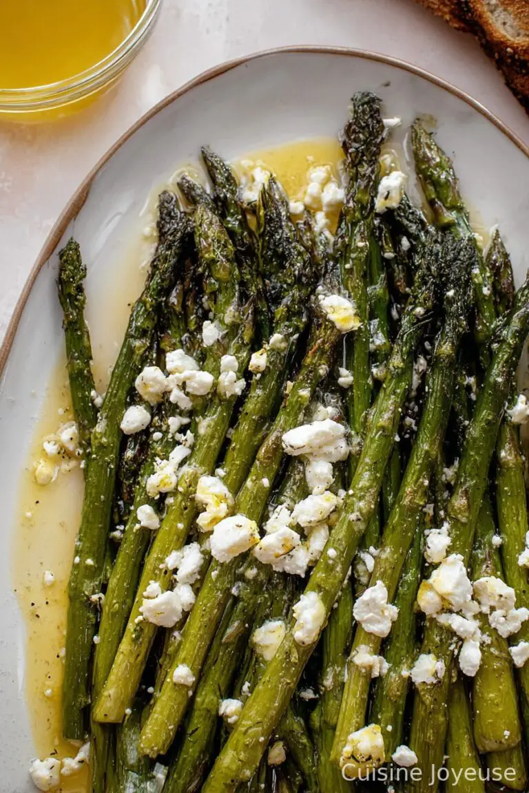 Roasted Asparagus with Lemon Vinaigrette