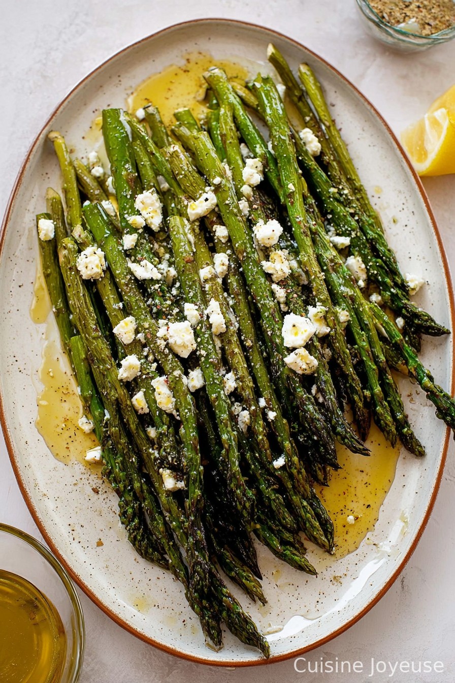 Roasted Asparagus with Lemon Vinaigrette