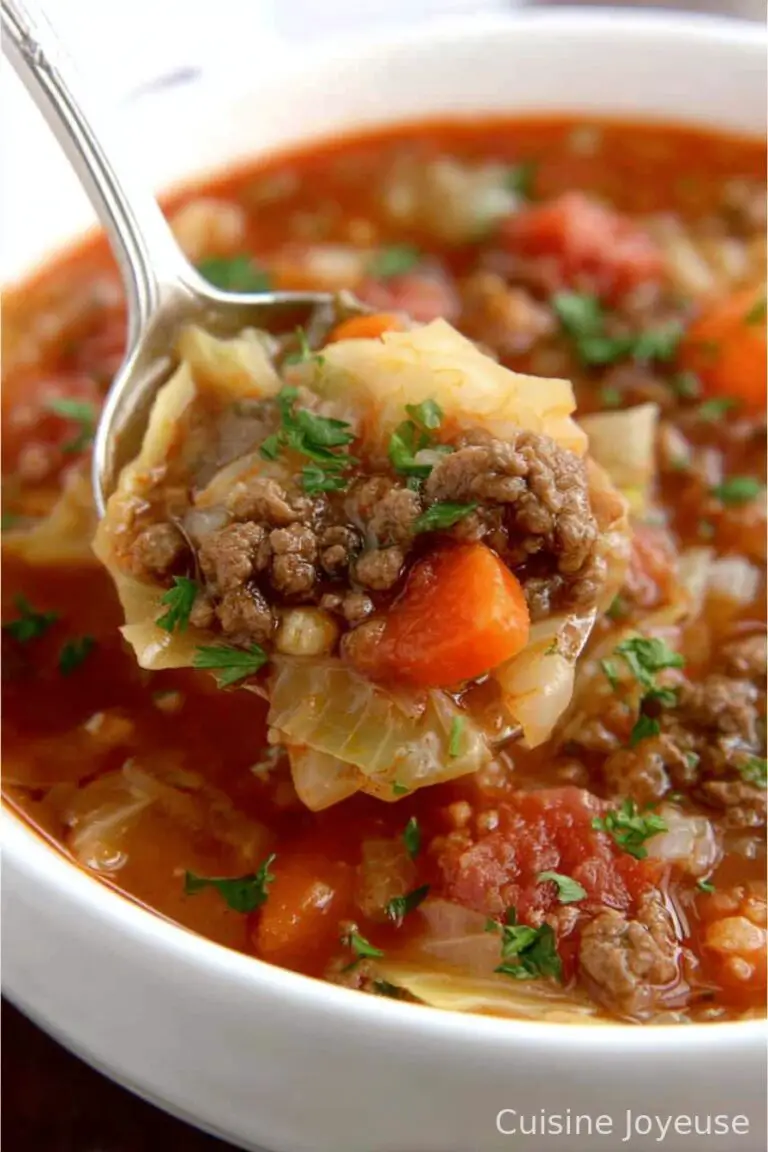 Slow Cooker Cabbage Roll Soup