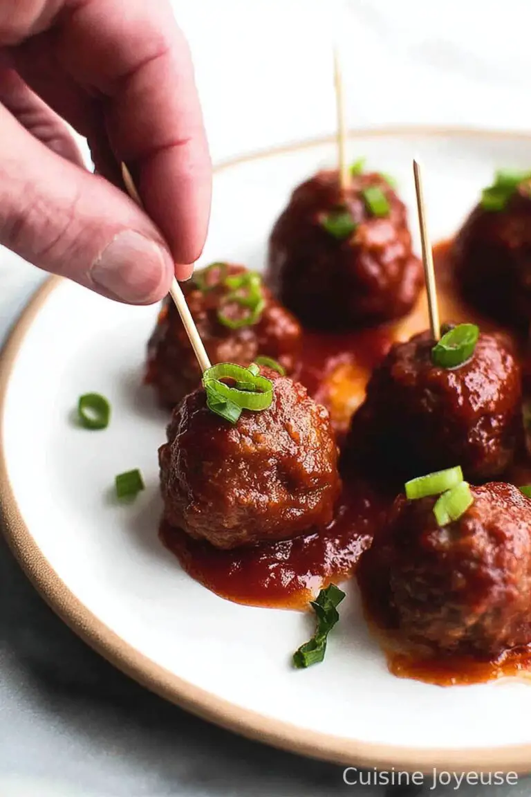 Slow Cooker Party Meatballs