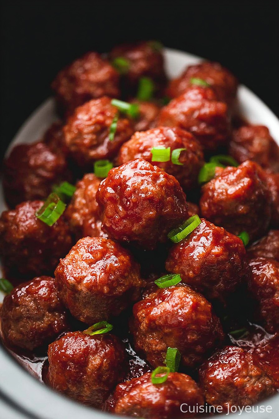Slow Cooker Party Meatballs