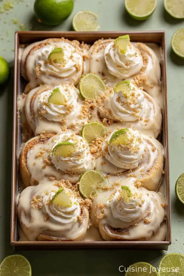 Zesty Key Lime Pie Rolls