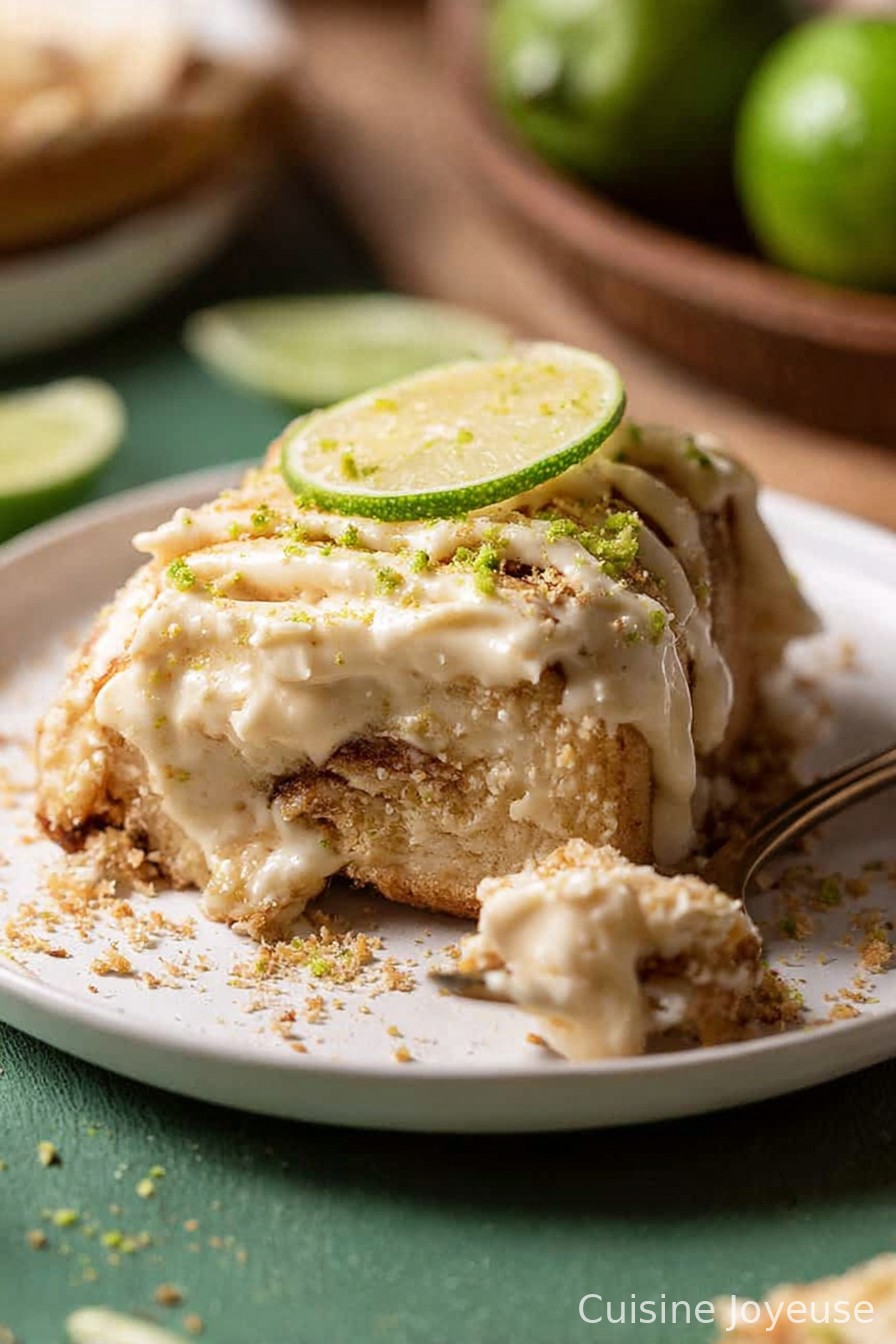 Zesty Key Lime Pie Rolls