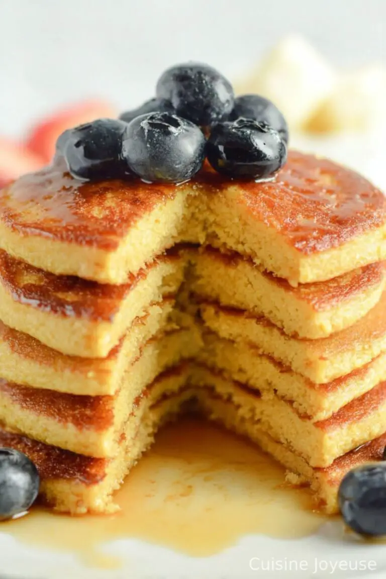 4-Ingredient Vegan Chickpea Flour Pancakes