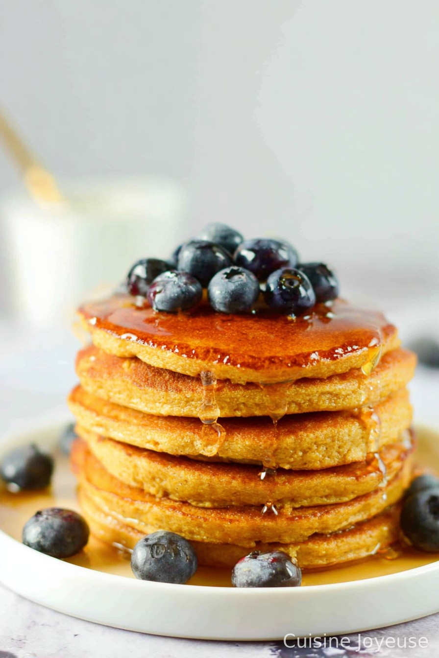 4-Ingredient Vegan Chickpea Flour Pancakes