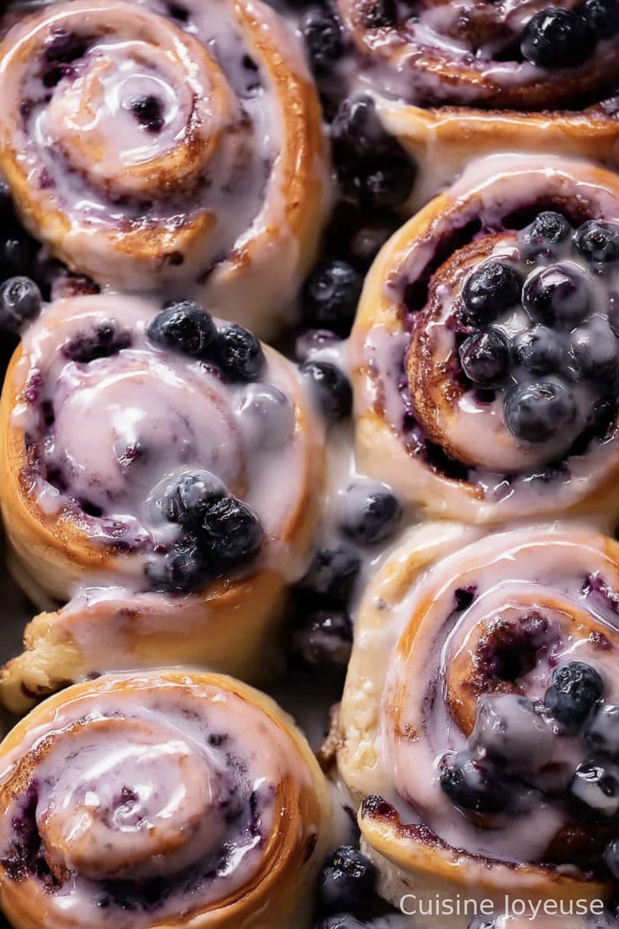 Blueberry Cinnamon Rolls