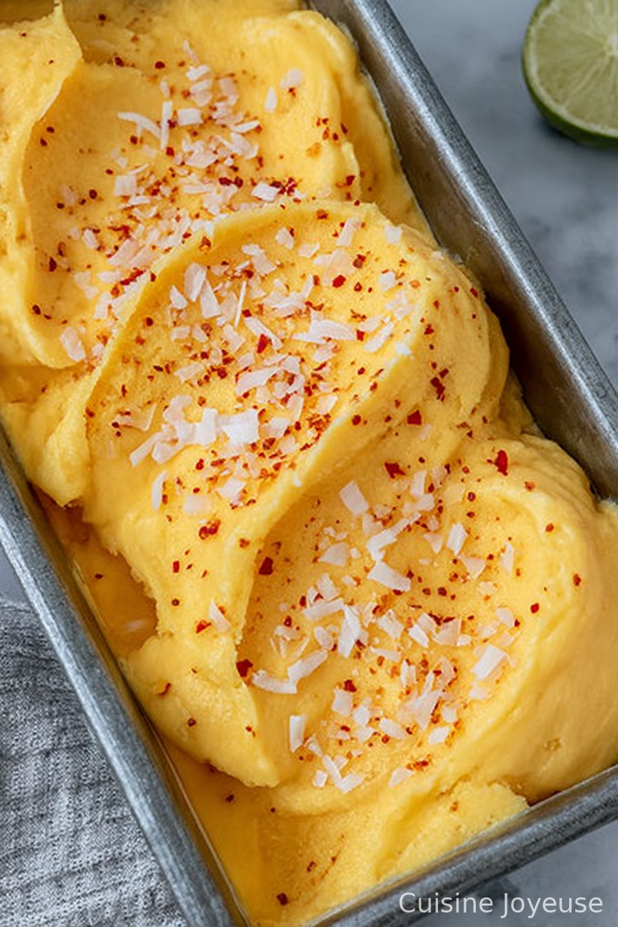Chili Lime Mango Sorbet Recipe