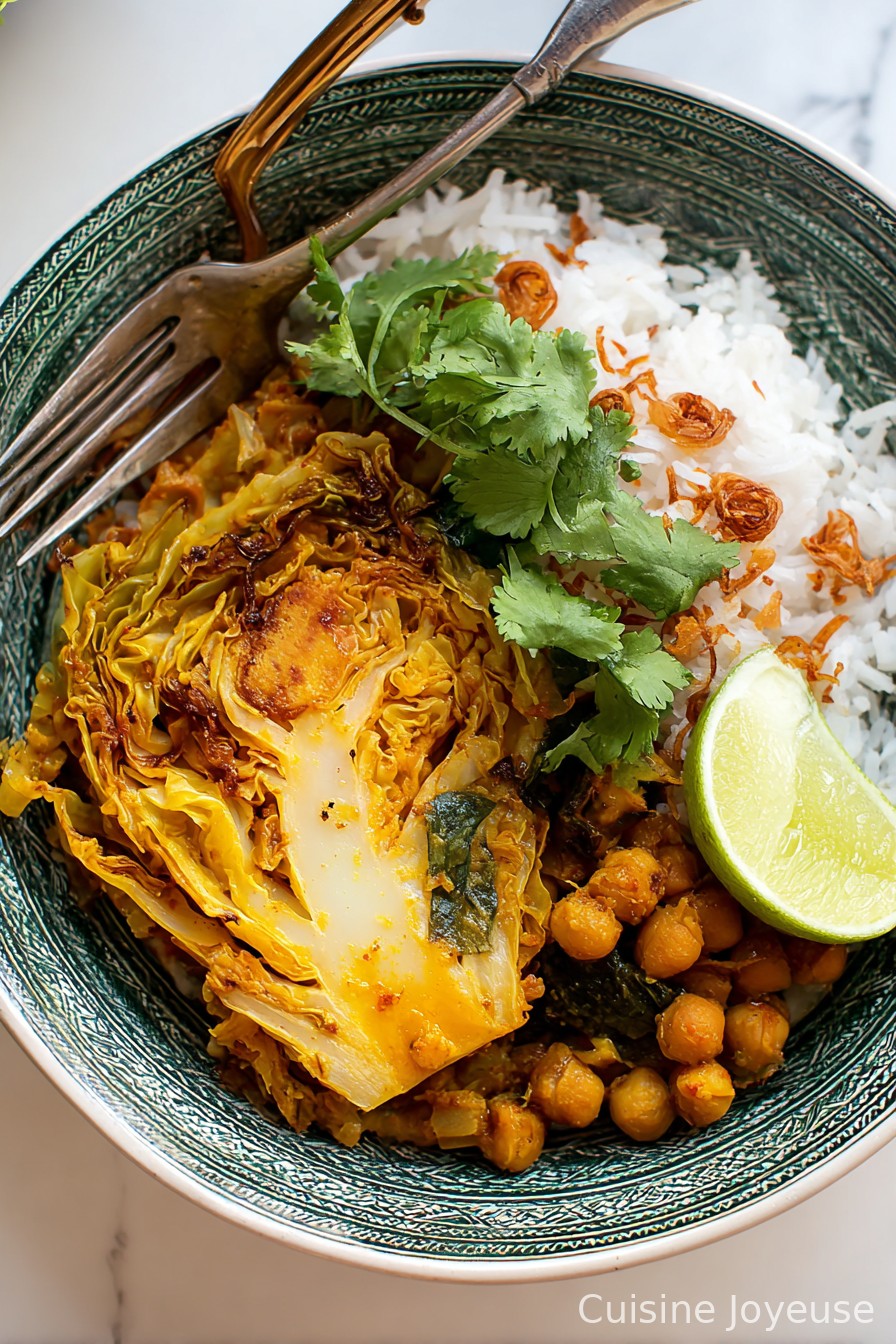 Coconut Braised Cabbage