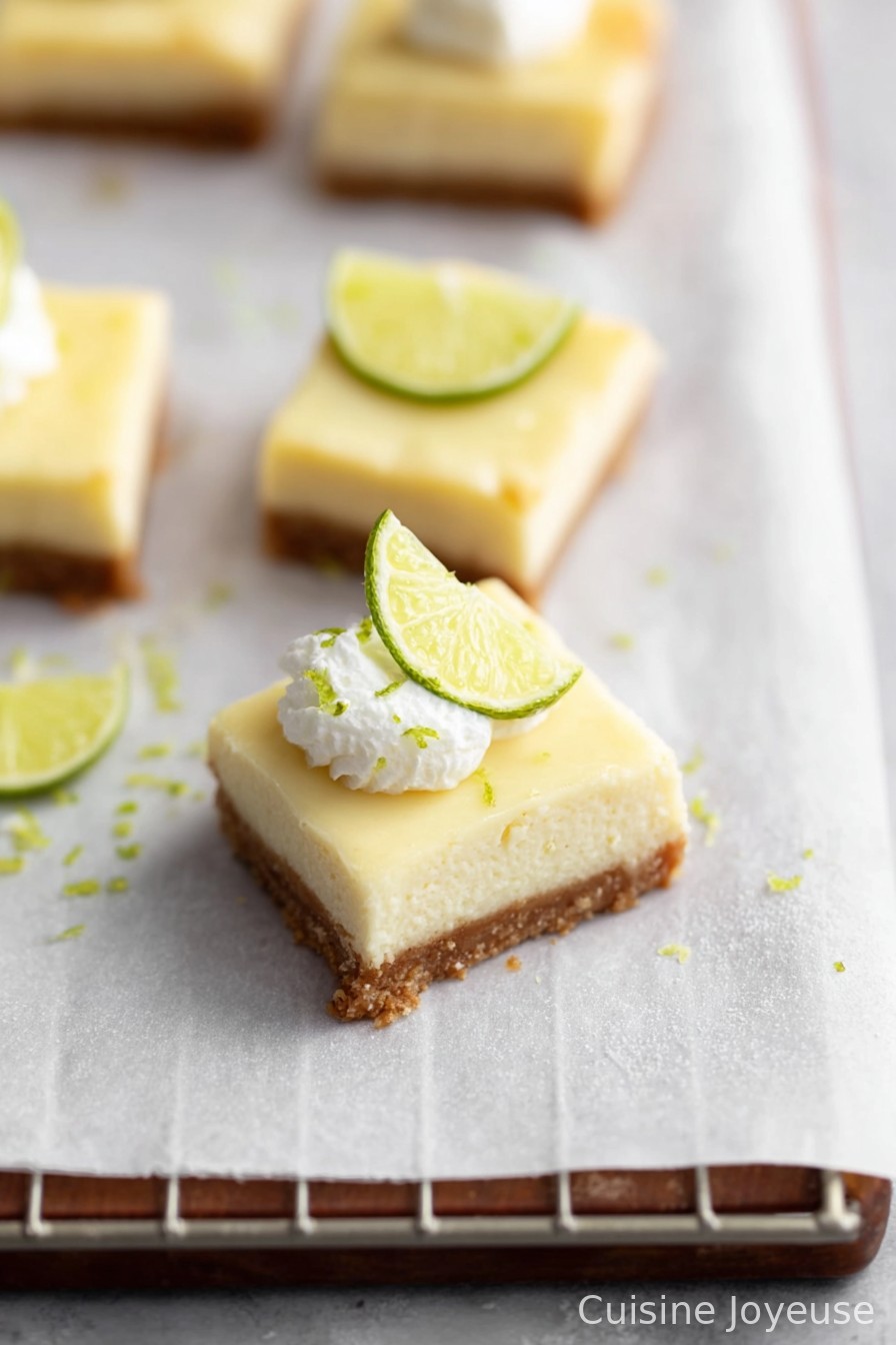 Key Lime Pie Cheesecake Bars