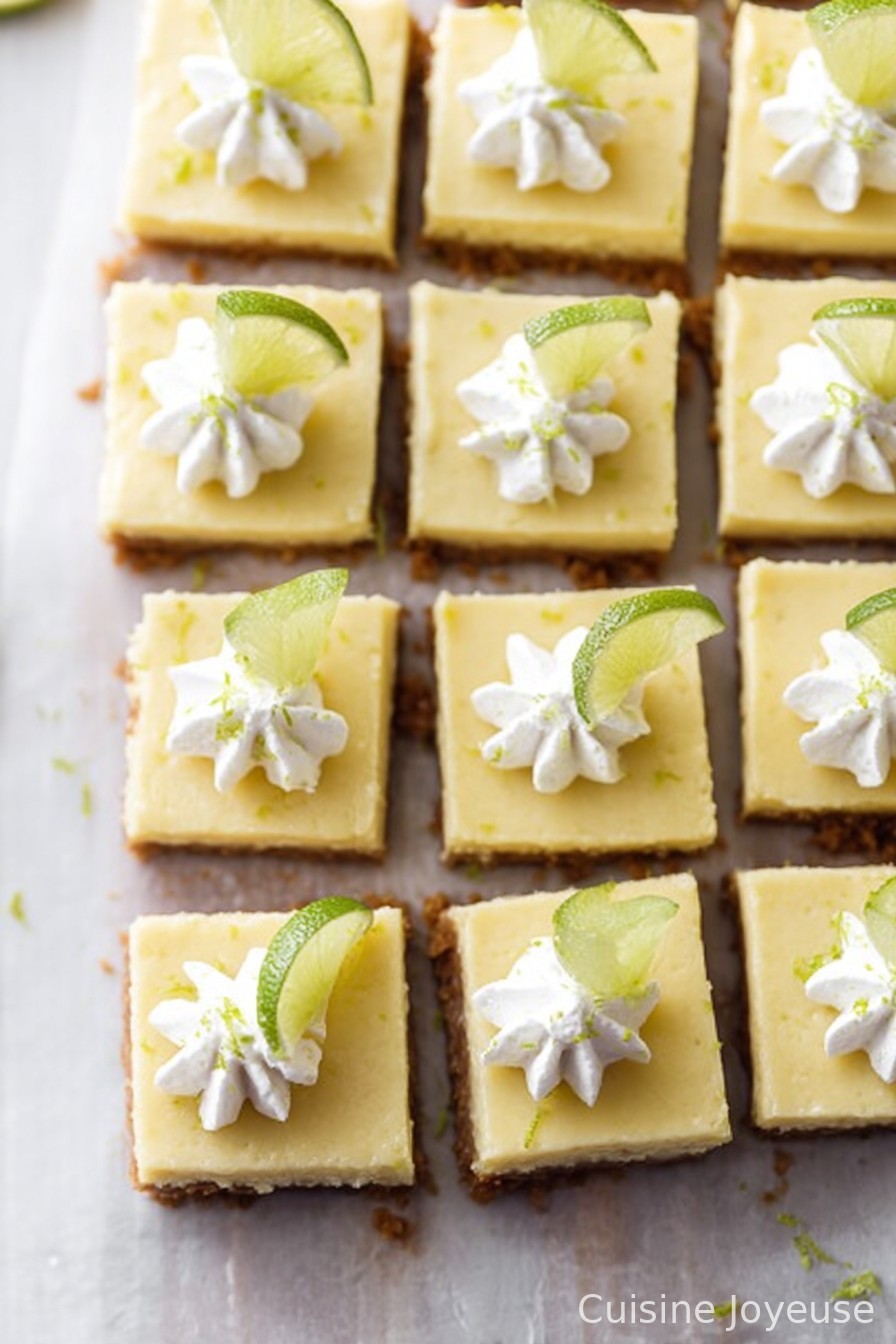 Key Lime Pie Cheesecake Bars