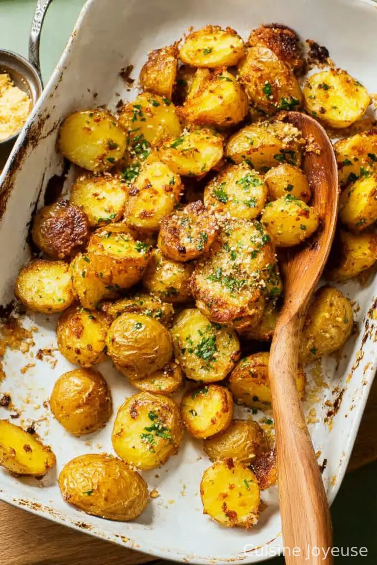 Roasted Garlic Parmesan Potatoes