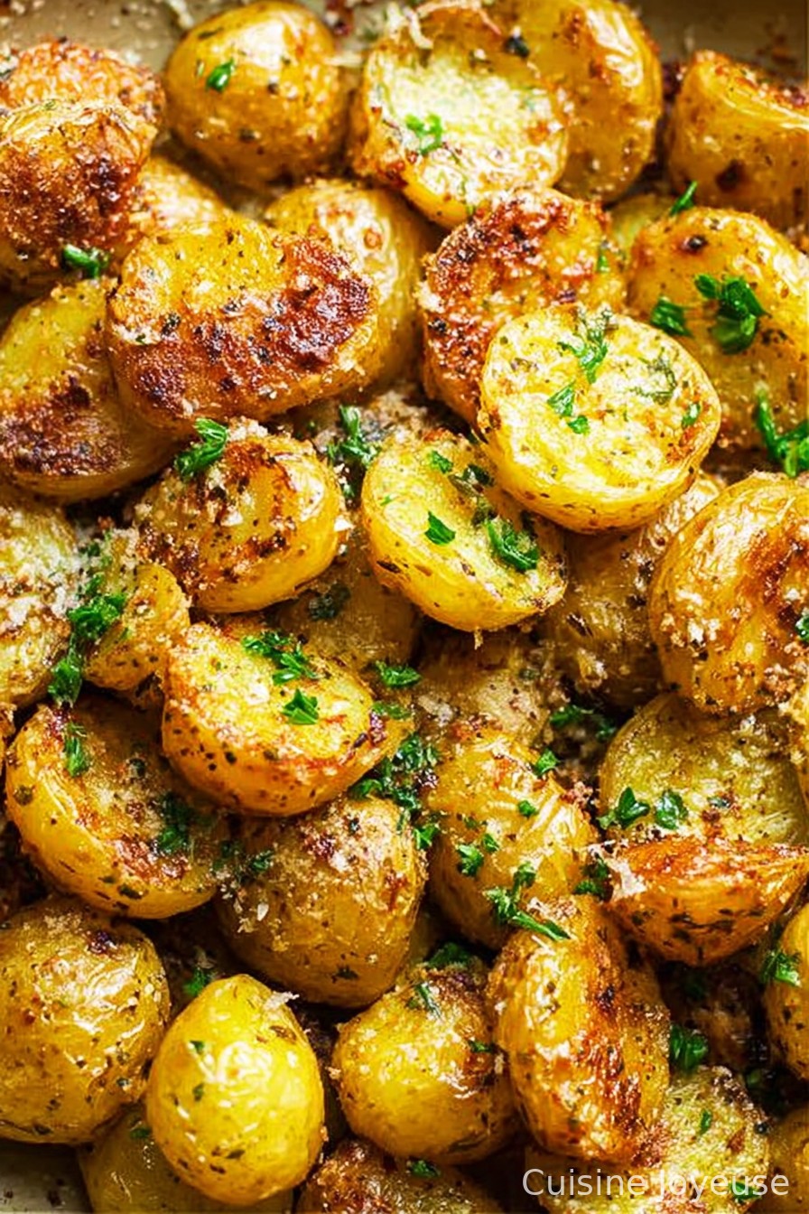 Roasted Garlic Parmesan Potatoes