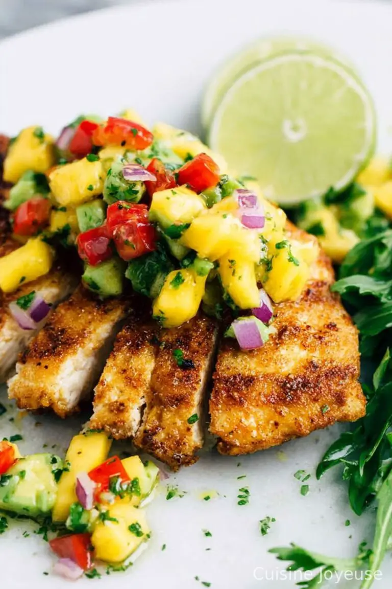 Tequila Lime Chicken with Mango Salsa