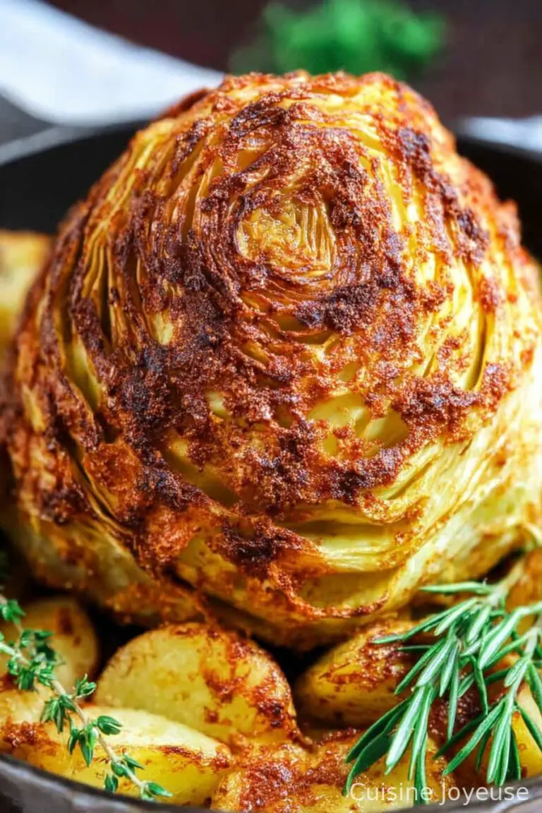 Whole Roasted Cabbage