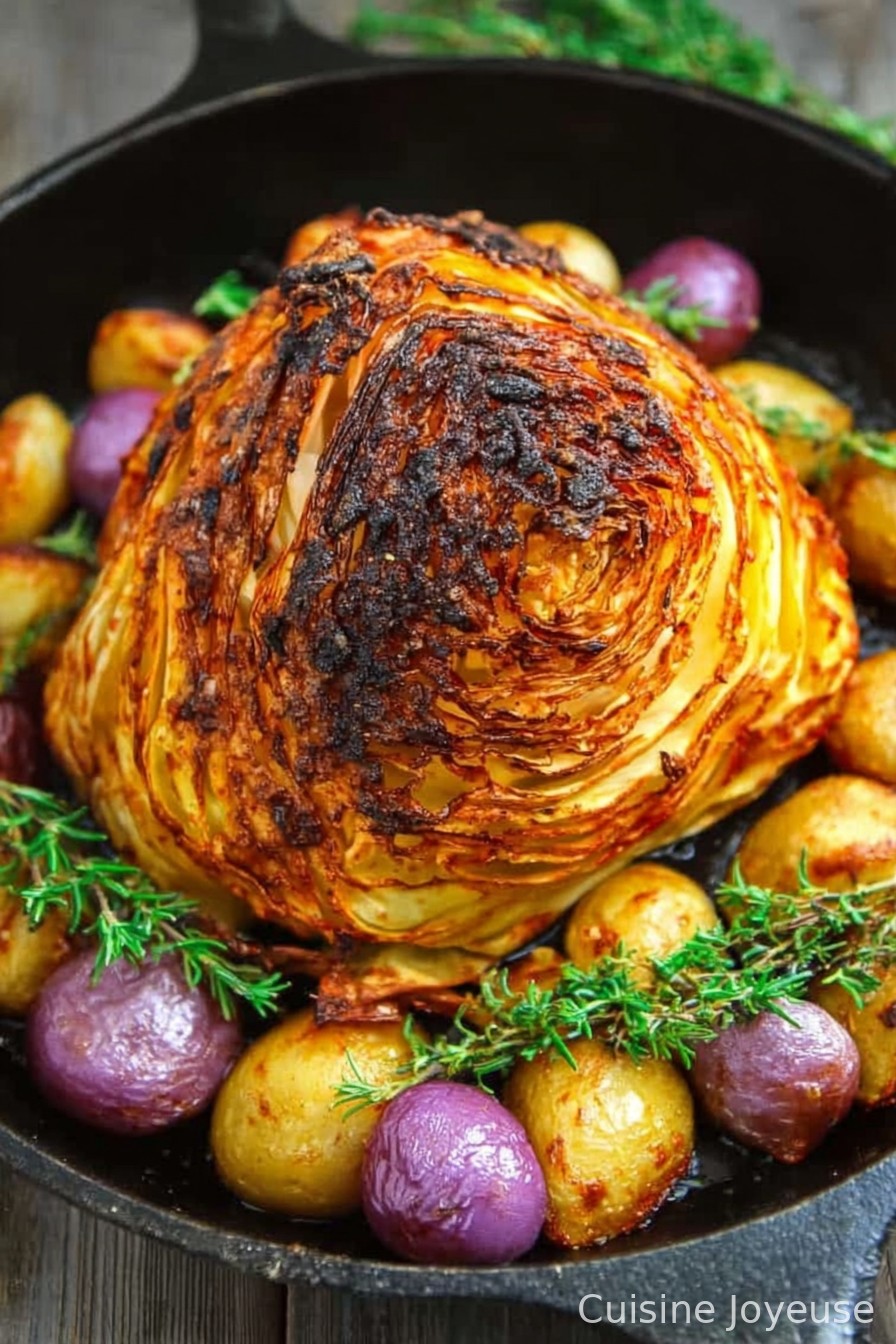 Whole Roasted Cabbage
