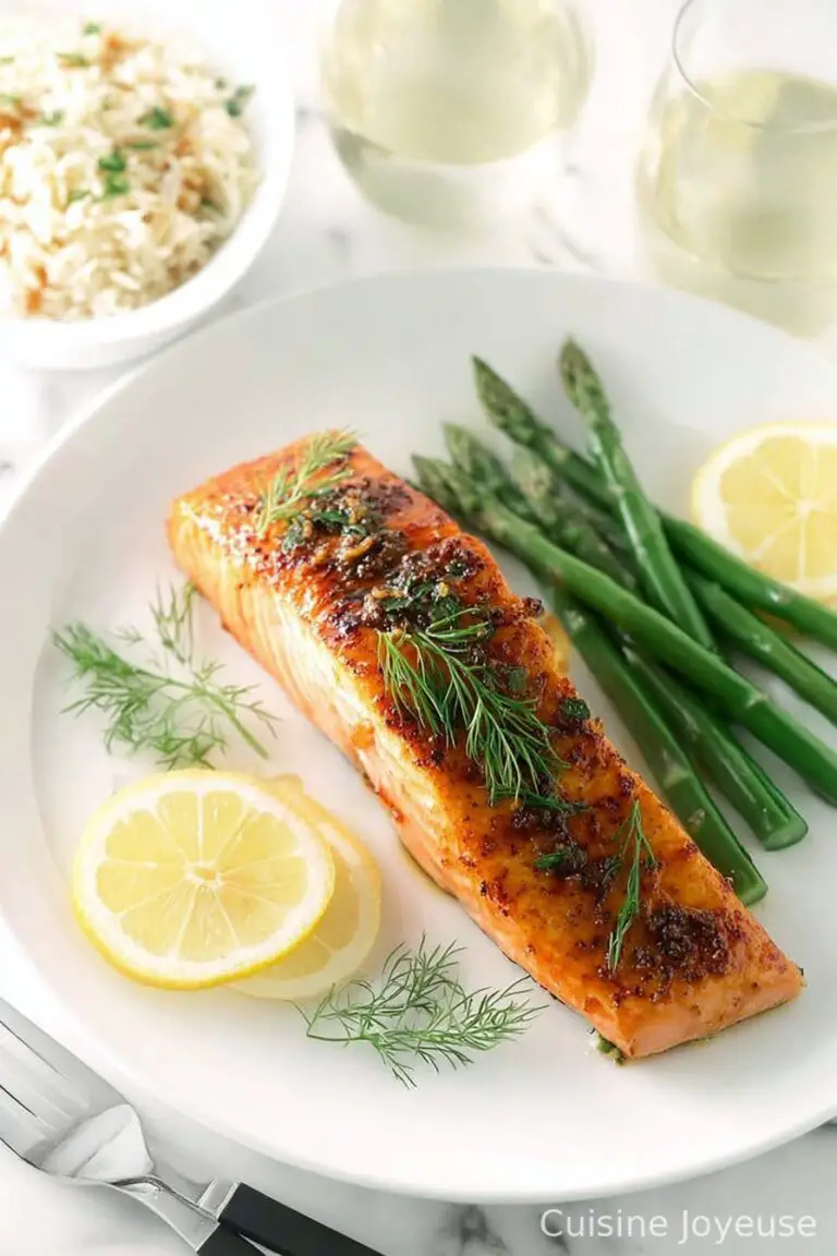 Broiled Copper River King Salmon