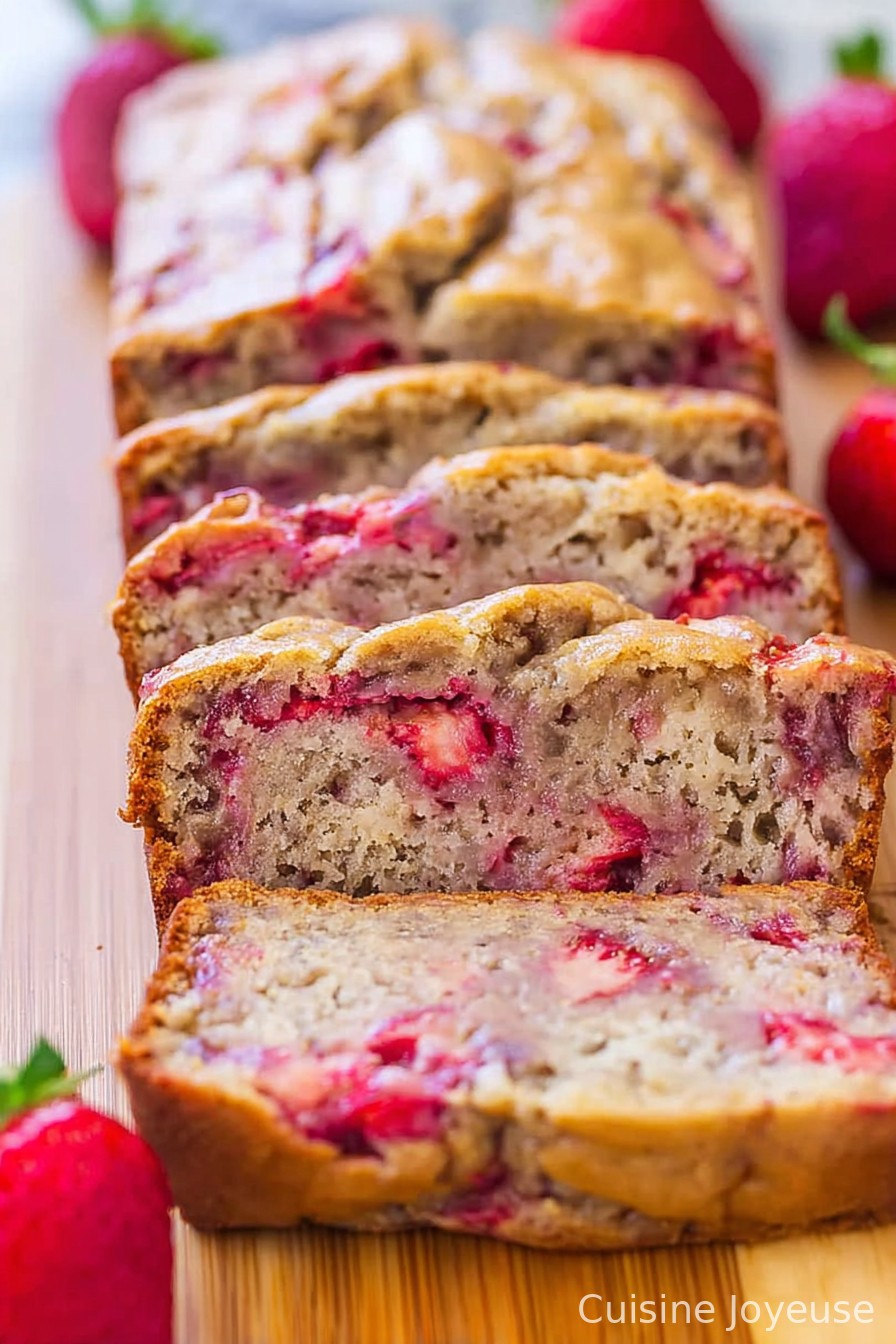Strawberry Banana Bread